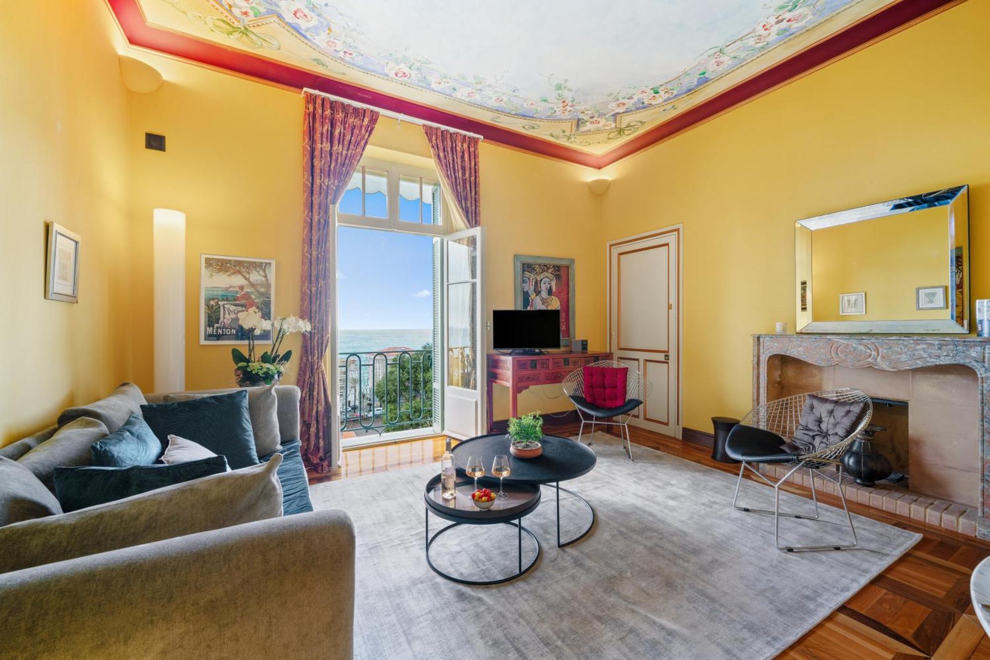 Le Coq Tersling - Residential Parking - Ac - Sea View Apartment Menton Luaran gambar
