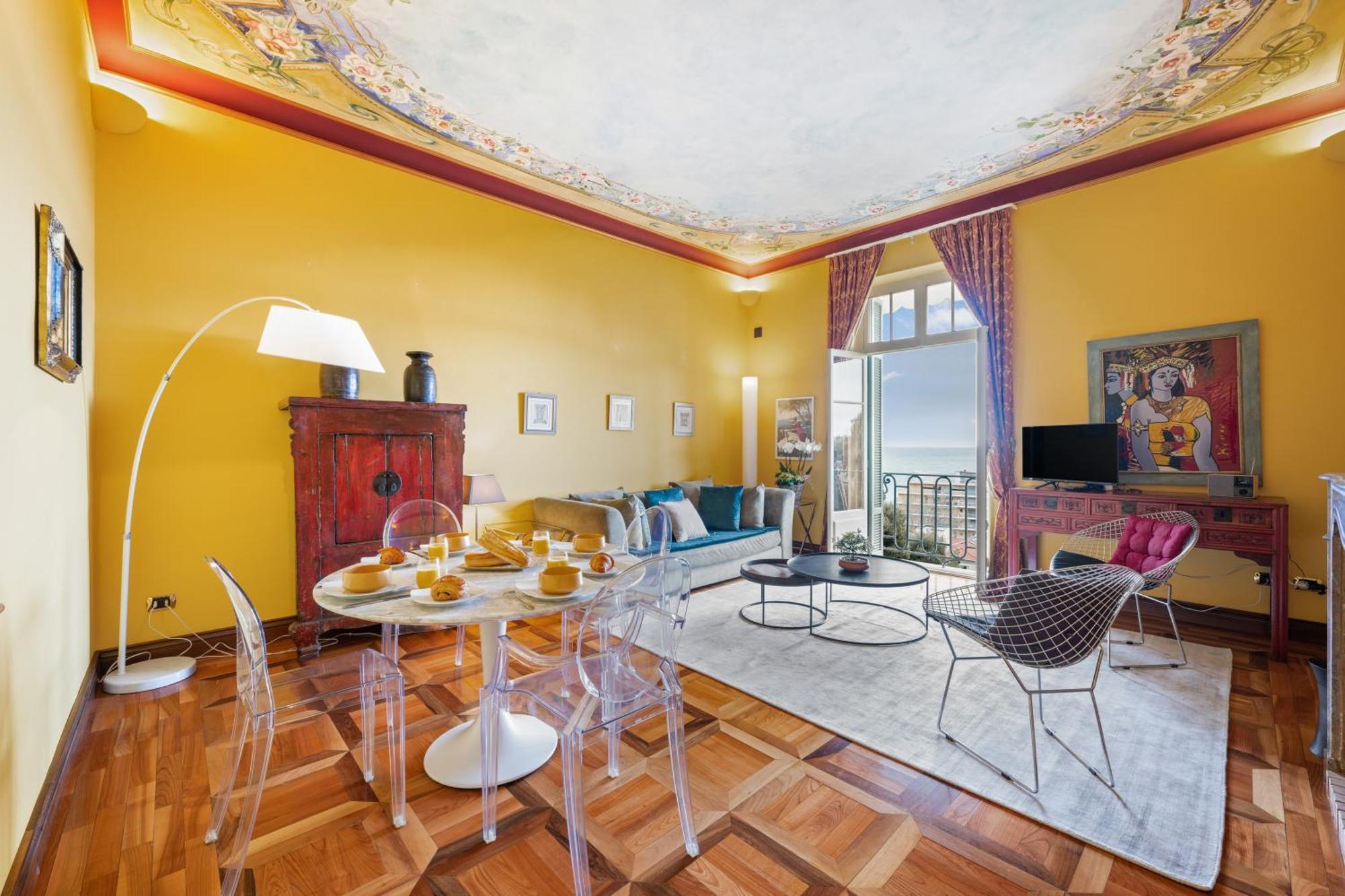Le Coq Tersling - Residential Parking - Ac - Sea View Apartment Menton Luaran gambar